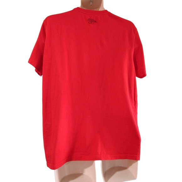 No Fear Graphic Red T Shirt XL Cotton Statement Tee - Picture 11 of 14